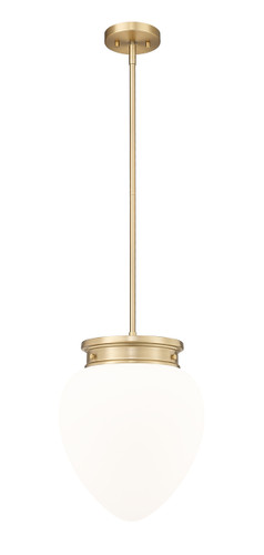 Gideon 1 Light Pendant in Modern Gold (1945P12-MGLD)