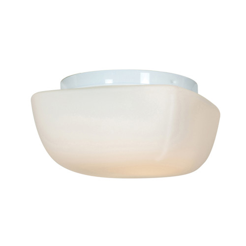 Vega White 1 Light Indoor Flush Mount (20657LEDD-WH/OPL)