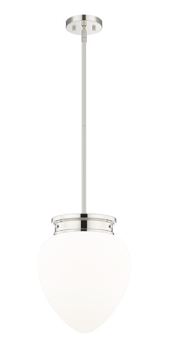 Gideon 1 Light Pendant in Polished Nickel (1945P12-PN)