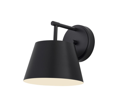 Lilly 1 Light Wall Sconce in Matte Black (2307-1S-MB)