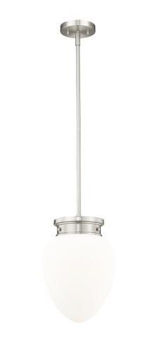 Gideon 1 Light Pendant in Brushed Nickel (1945P9-BN)