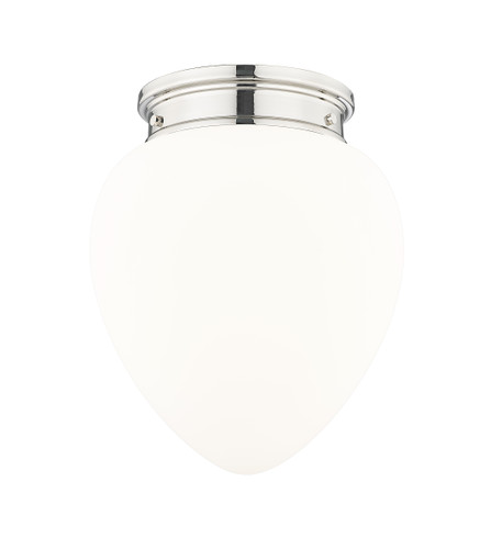 Gideon 1 Light Flush Mount in Polished Nickel (1945F12-PN)