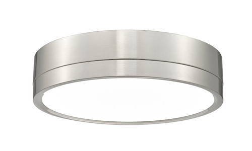 Algar 1 Light Flush Mount in Brushed Nickel (1006F12-BN-LED)