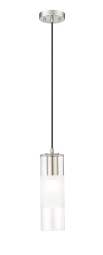 Alton 1 Light  Pendant in Brushed Nickel (824P-BN)