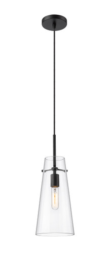 Kira 1 Light Pendant in Matte Black (7508P-MB)