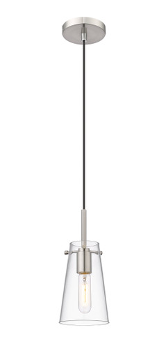 Z-Lite Kira 1 Light Pendant in Brushed Nickel (7508MP-BN)
