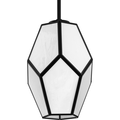 Latham Collection One-Light Matte Black Contemporary Pendant (P500435-31M)