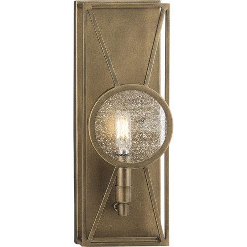 Cumberland Collection One-Light Aged Bronze Modern Farmhouse Wall Sconce (P710076-196)
