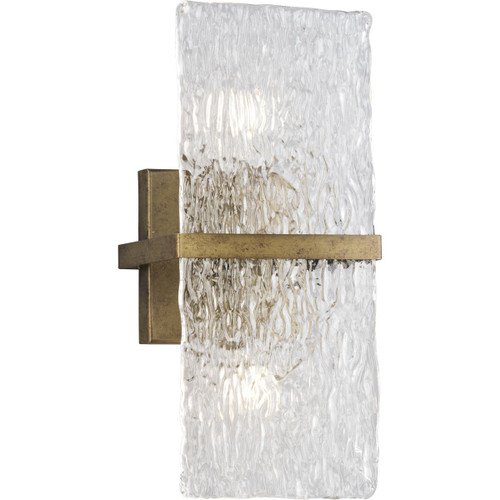 Chevall Collection Two-Light Gold Ombre Modern Organic Wall Sconce (P710125-204)