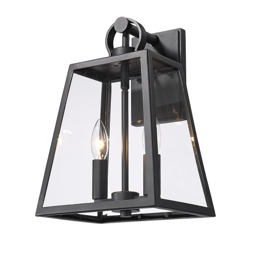 Lautner Wall Sconce - Outdoor In Natural Black (6082-OWM NB-CLR)