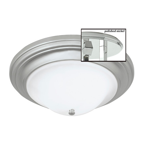 Emily Flush Mount - Polished Nickel (5374-PN-SO)