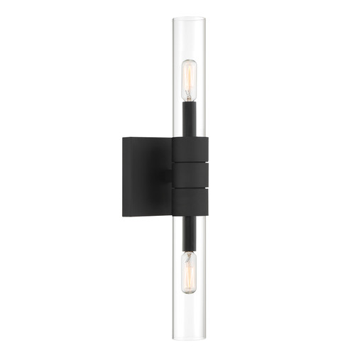 Rohe Wall Sconce - Black Sand (6512-BS-CL)