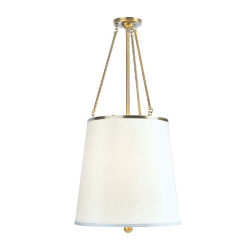 Ashton Tapered Drum Chandelier - Aged Brass (5280_AG_CS)