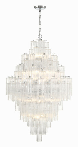 Addis 20 Light Polished Chrome Chandelier (ADD-319-CH-CL)