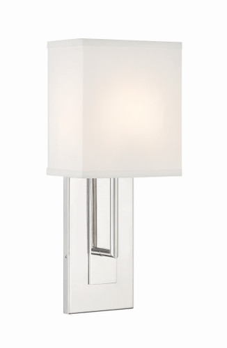 Brent 1 Light Polished Nickel Sconce (BRE-A3631-PN)