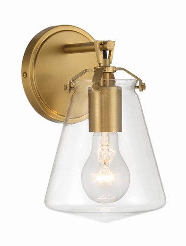 Voss 1 Light Luxe Gold Sconce (VSS-7001-LG)