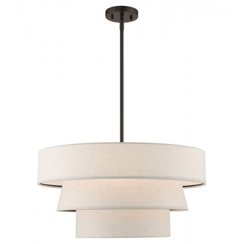 Chandler 4 Light English Bronze Pendant Chandelier (56724-92)