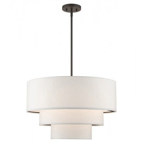 Carrington 4 Light Bronze Pendant Chandelier (55914-07)