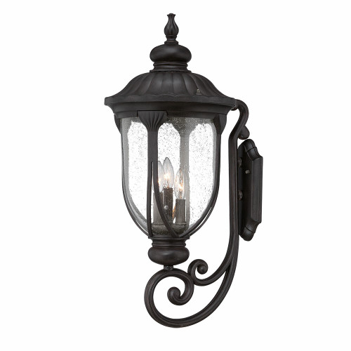 Laurens 3-Light Black Coral Wall Light (2221BC)