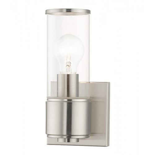 Quincy 1 Light Brushed Nickel ADA Sconce (17141-91)