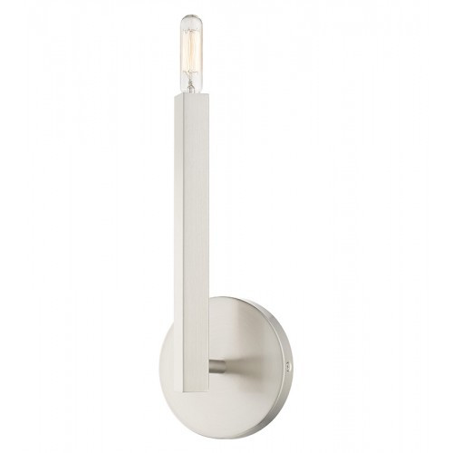 Monaco 1 Light Brushed Nickel ADA Sconce (46980-91)