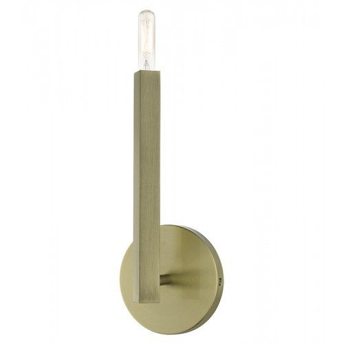 Monaco 1 Light Antique Brass ADA Sconce (46980-01)