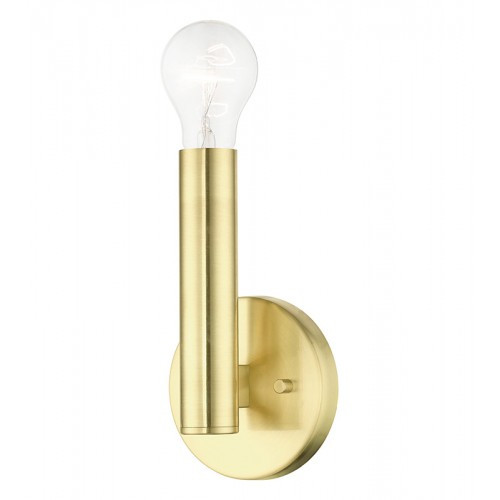 Copenhagen 1 Light Satin Brass ADA Sconce (51131-12)