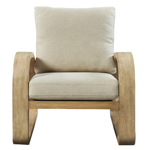 Barbora Wooden Accent Chair (23036)