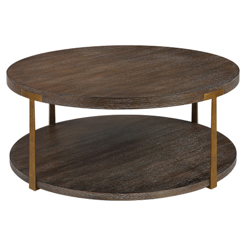 Palisade Round Wood Coffee Table (25555)