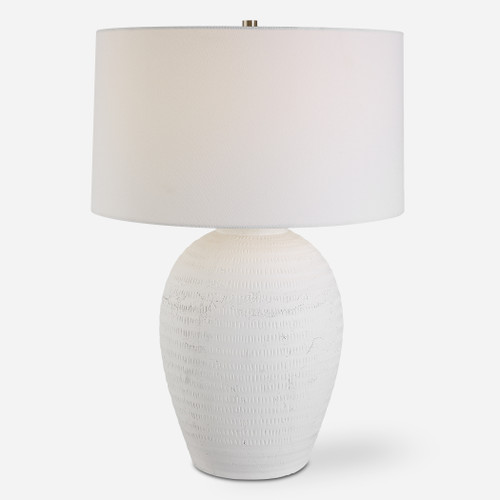 Reyna Chalk White Table Lamp (30236-1)