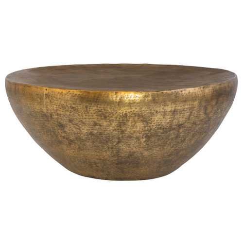 Gilded Dome Gold Coffee Table (22990)