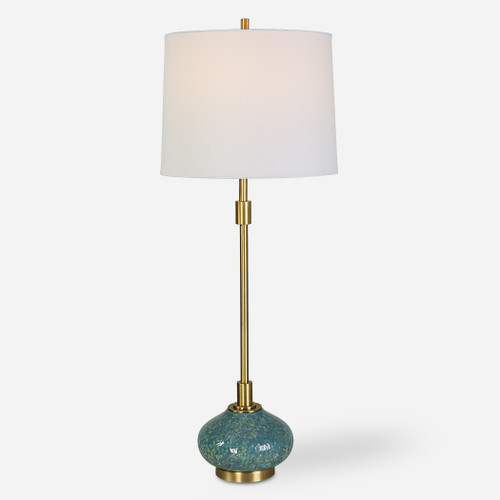 Kaimana Aged Blue Buffet Lamp (30241-1)