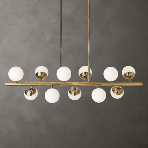 Droplet 11 Light Linear Chandelier (21358)
