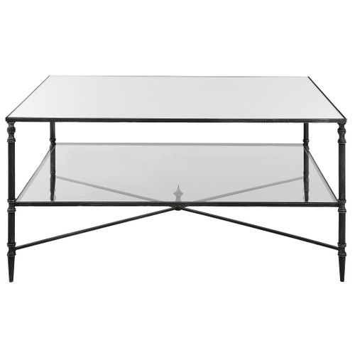 Henzler Mirrored Steel Coffee Table (22985)