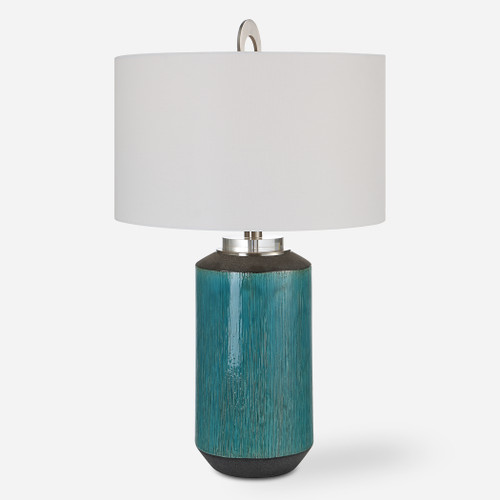 Maui Aqua Blue Table Lamp (30151-1)