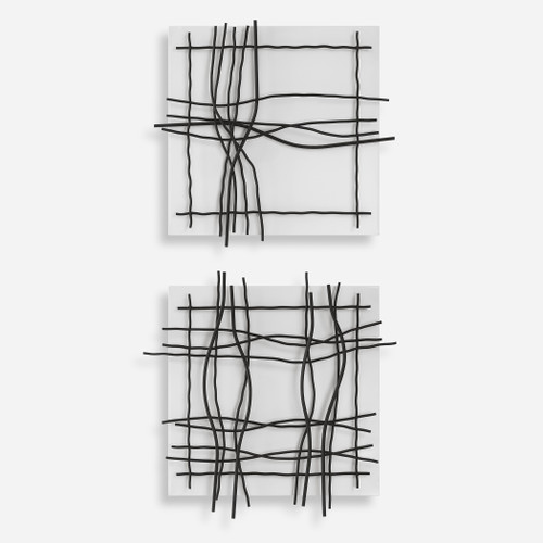 Genesis Metal Wall Decor, S/2 (04341)