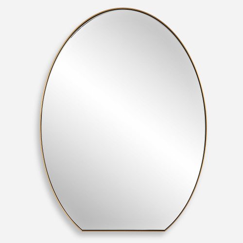 Cabell Brass Oval Mirror (09924)