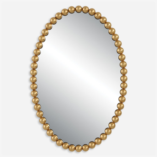 Serna Gold Oval Mirror (09875)
