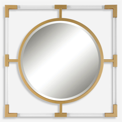 Balkan Small Gold Mirror (09884)