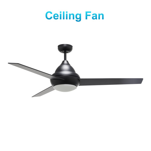 Kendrick 52-inch Ceiling Fan with Remote, Light Kit Included (VWGA-523Q-L12-B2-1)