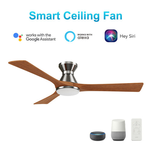 Nicolet 52'' Smart Ceiling Fan with Remote, Light Kit Included?Works with Google Assistant and Amazon Alexa,Siri Shortcut. (VS523A2-L12-SM2-1-FM)