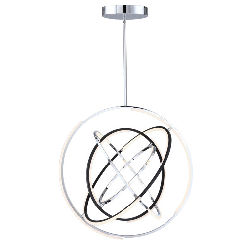 Trilogy Collection Integrated LED 32 in. Pendant, Polished Nickel (AC6746PN)