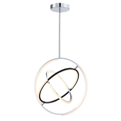 Trilogy Collection Integrated LED 24 in. Pendant, Polished Nickel (AC6741PN)