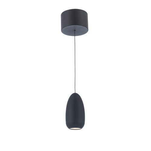 Royal Pearl Collection Integrated LED Pendant, Black (AC6650BK)