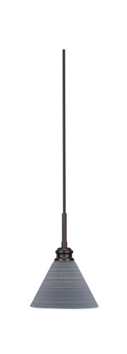 Edge Cord Mini Pendant, Espresso Finish, 7" Gray Matrix Glass (1152-ES-4052)