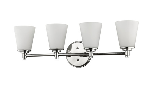 Conti 4-Light Polished Nickel Sconce (IN41343PN)