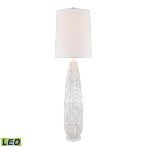 Husk 63'' High 1-Light Floor Lamp - White - Includes LED Bulb (S0019-11155-LED)