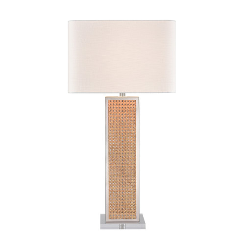 Webb 36'' High 1-Light Table Lamp - Natural with Polished Nickel - Includes LED Bulb (H0019-11164-LED)