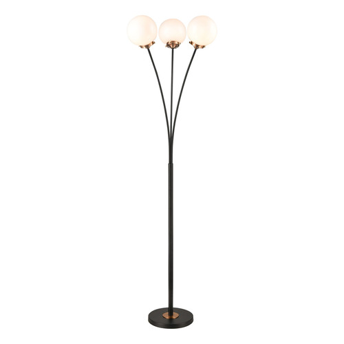 Boudreaux 64'' High 3-Light Floor Lamp - Matte Black (D4581)