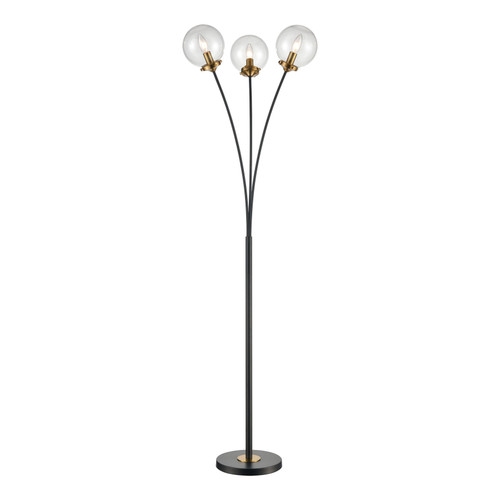 Boudreaux 64'' High 3-Light Floor Lamp - Matte Black (D4481)